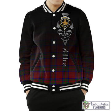 MacGillivray (McGillivray) Tartan Baseball Jacket Featuring Alba Gu Brath Family Crest Celtic Inspired