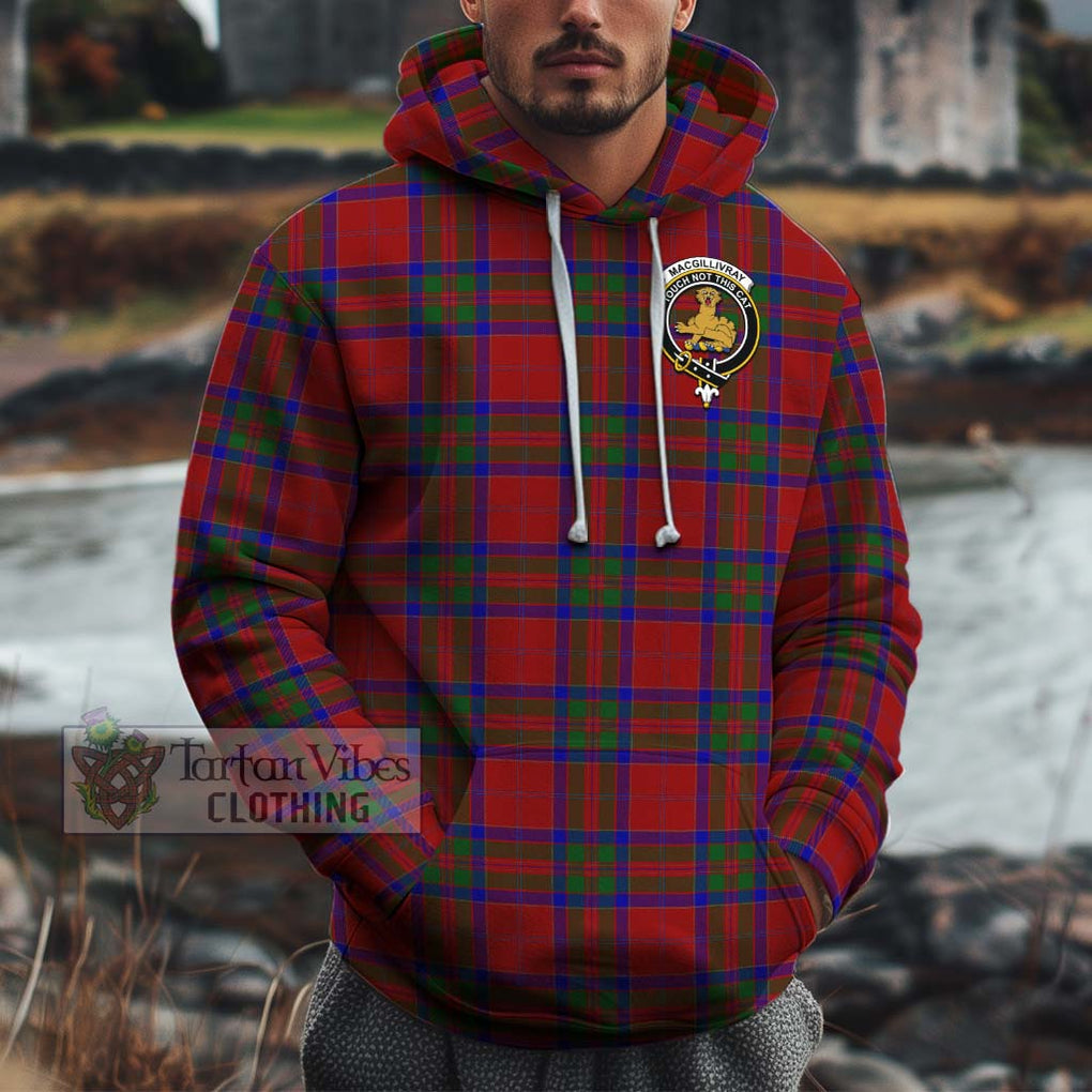 MacGillivray (McGillivray) Tartan Cotton Hoodie with Family Crest Pullover Hoodie XS - Tartan Vibes Clothing