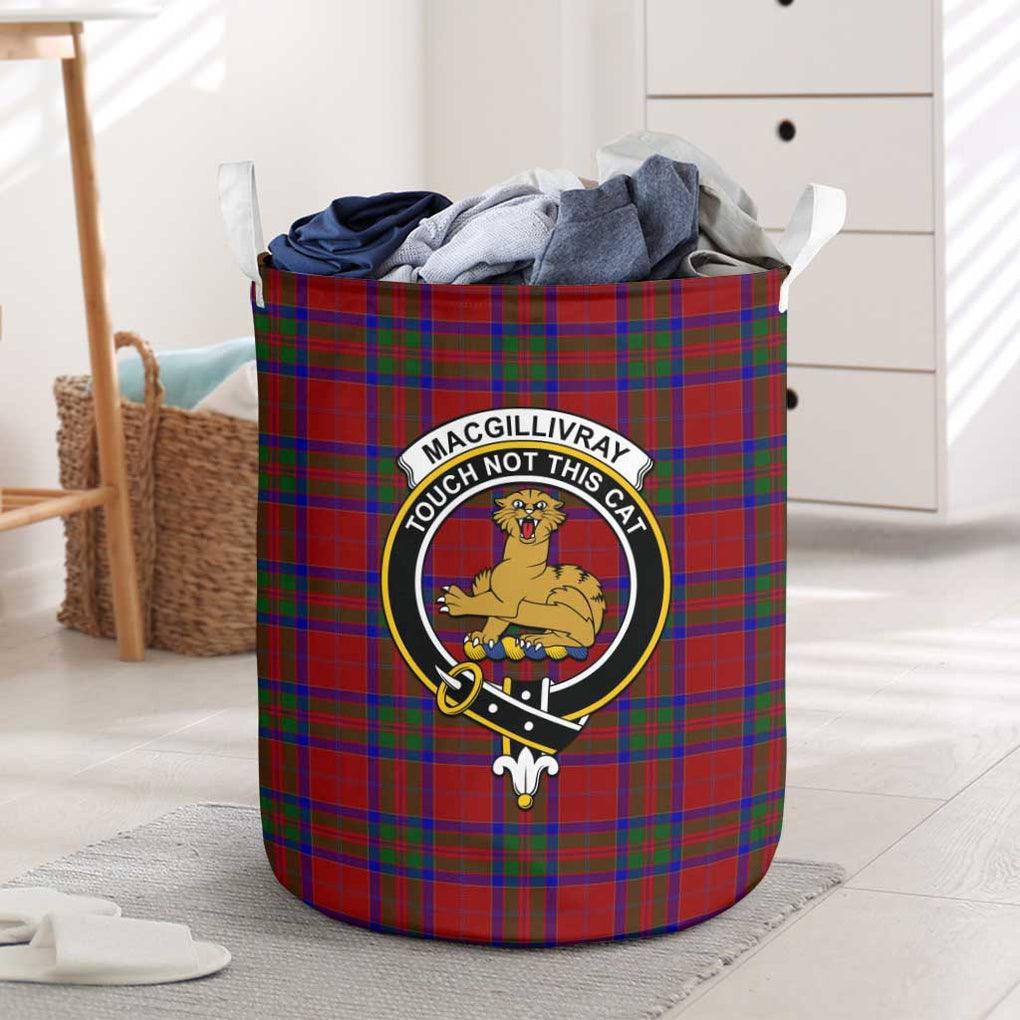 MacGillivray (McGillivray) Tartan Laundry Basket with Family Crest One Size - Tartanvibesclothing Shop