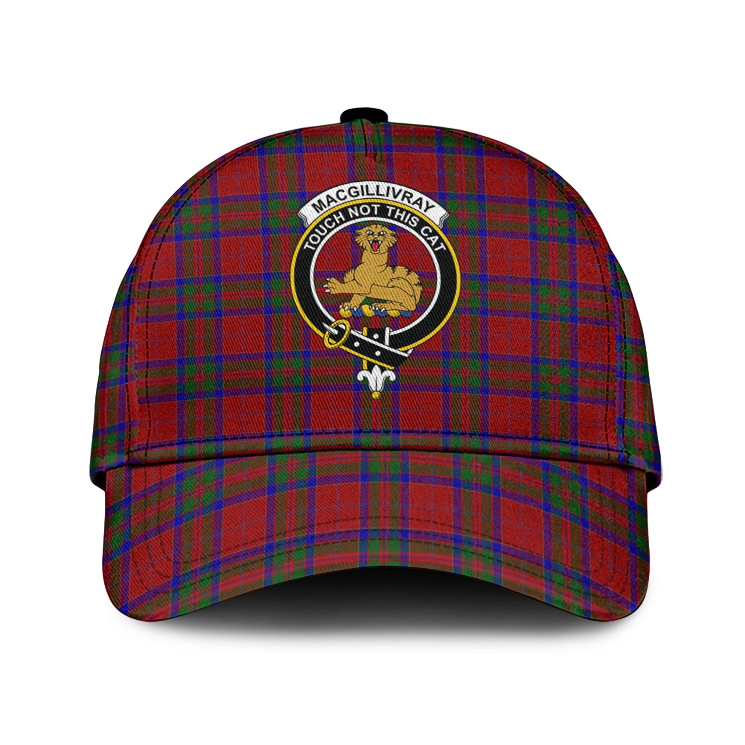 MacGillivray (McGillivray) Tartan Classic Cap with Family Crest Classic Cap Universal Fit - Tartan Vibes Clothing