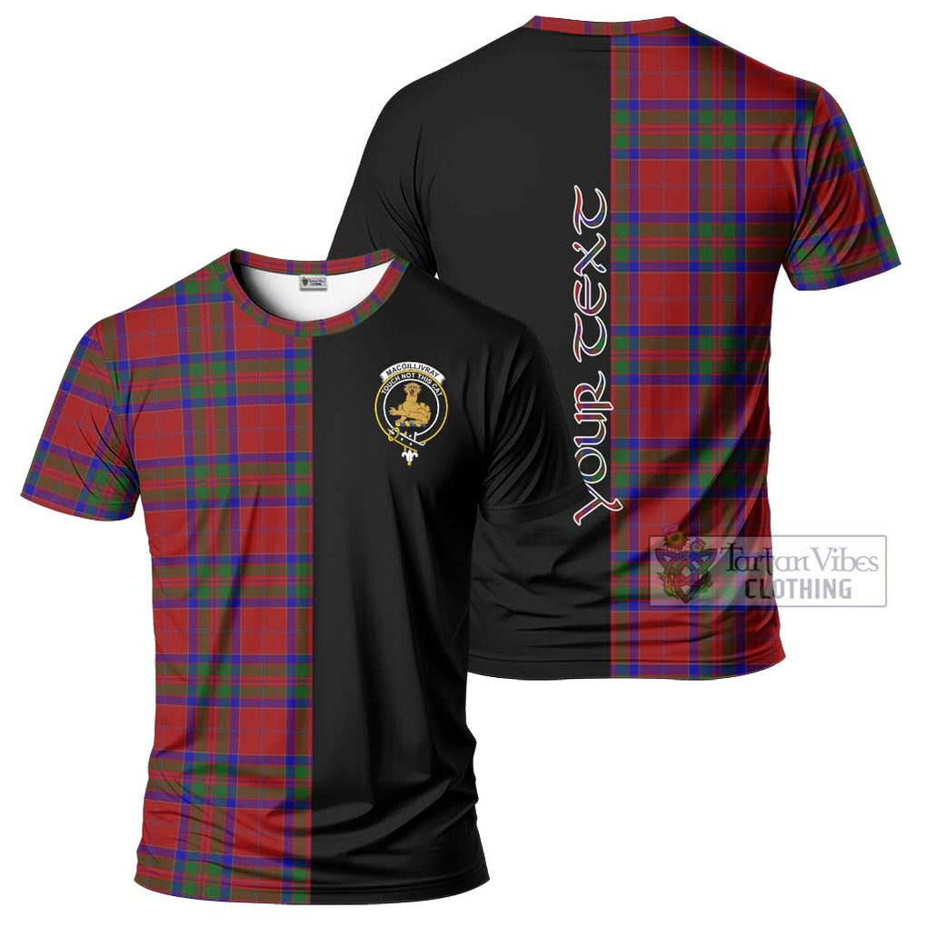 MacGillivray (McGillivray) Tartan T-Shirt with Family Crest and Half Of Me Style Kid's Shirt - Tartanvibesclothing Shop