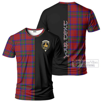 MacGillivray (McGillivray) Tartan T-Shirt with Family Crest and Half Of Me Style