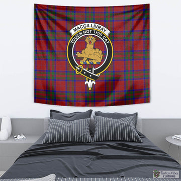 MacGillivray (McGillivray) Tartan Tapestry Wall Hanging and Home Decor for Room with Family Crest