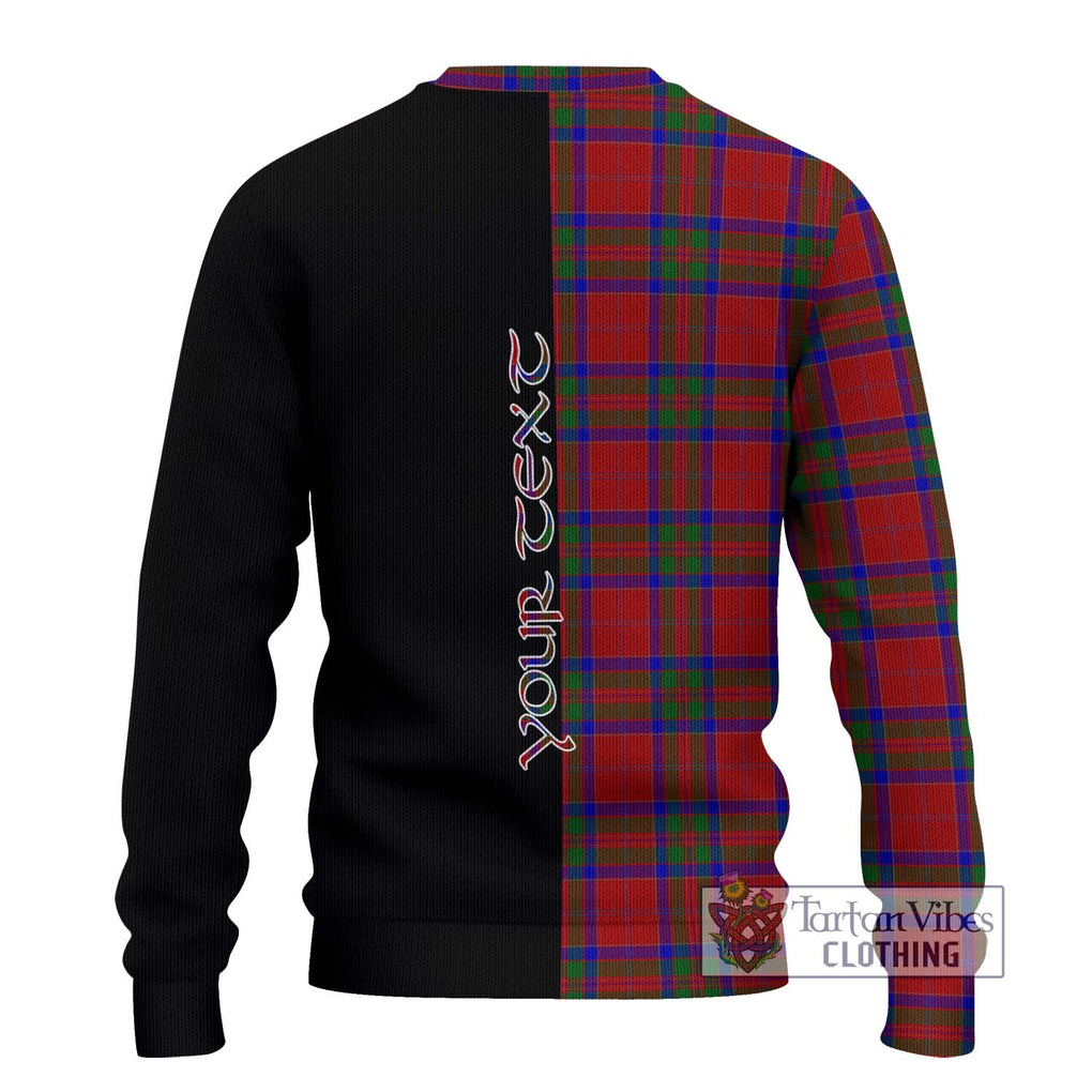 MacGillivray (McGillivray) Tartan Knitted Sweater with Family Crest and Half Of Me Style - Tartanvibesclothing Shop