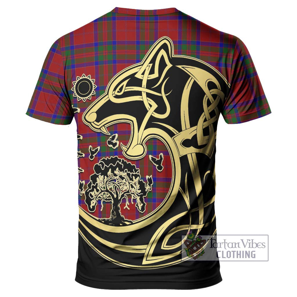 MacGillivray (McGillivray) Tartan T-Shirt with Family Crest Celtic Wolf Style - Tartan Vibes Clothing