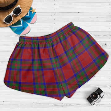 MacGillivray (McGillivray) Tartan Womens Shorts with Family Crest