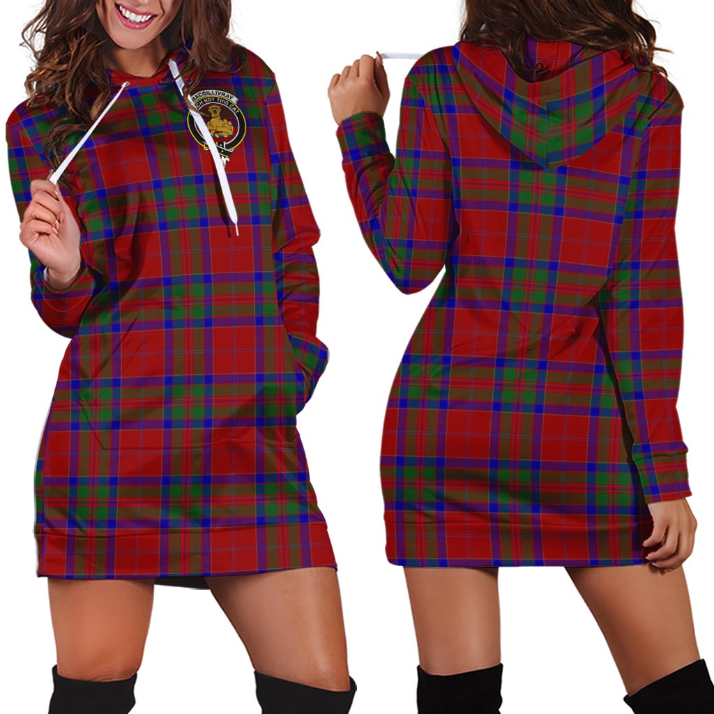 MacGillivray (McGillivray) Tartan Hoodie Dress with Family Crest - Tartan Vibes Clothing