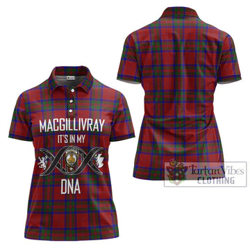 MacGillivray (McGillivray) Tartan Women's Polo Shirt with Family Crest DNA In Me Style - Tartan Vibes Clothing