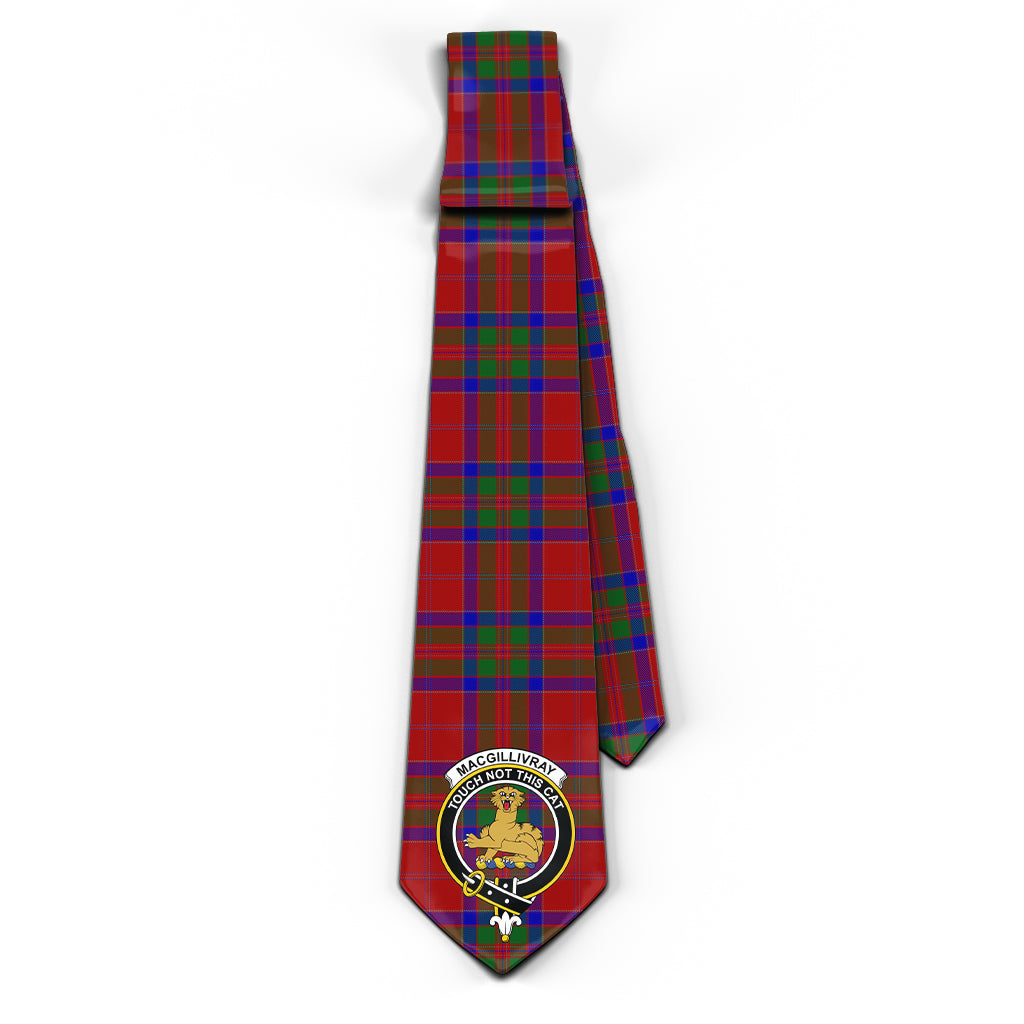 MacGillivray (McGillivray) Tartan Classic Necktie with Family Crest - Tartan Vibes Clothing