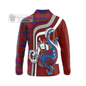 MacGillivray (McGillivray) Tartan Long Sleeve Polo Shirt with Epic Bagpipe Style