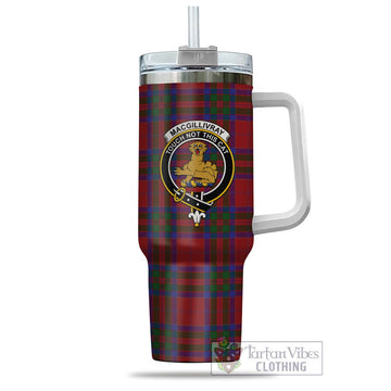 MacGillivray (McGillivray) Tartan and Family Crest Tumbler with Handle