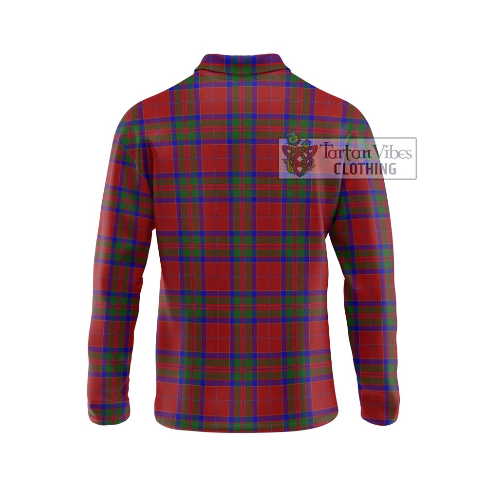 MacGillivray (McGillivray) Tartan Long Sleeve Polo Shirt with Family Crest DNA In Me Style - Tartanvibesclothing Shop