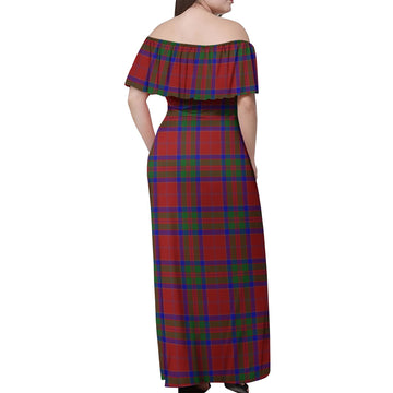 MacGillivray (McGillivray) Tartan Off Shoulder Long Dress