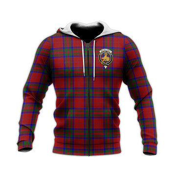 MacGillivray (McGillivray) Tartan Knitted Hoodie with Family Crest