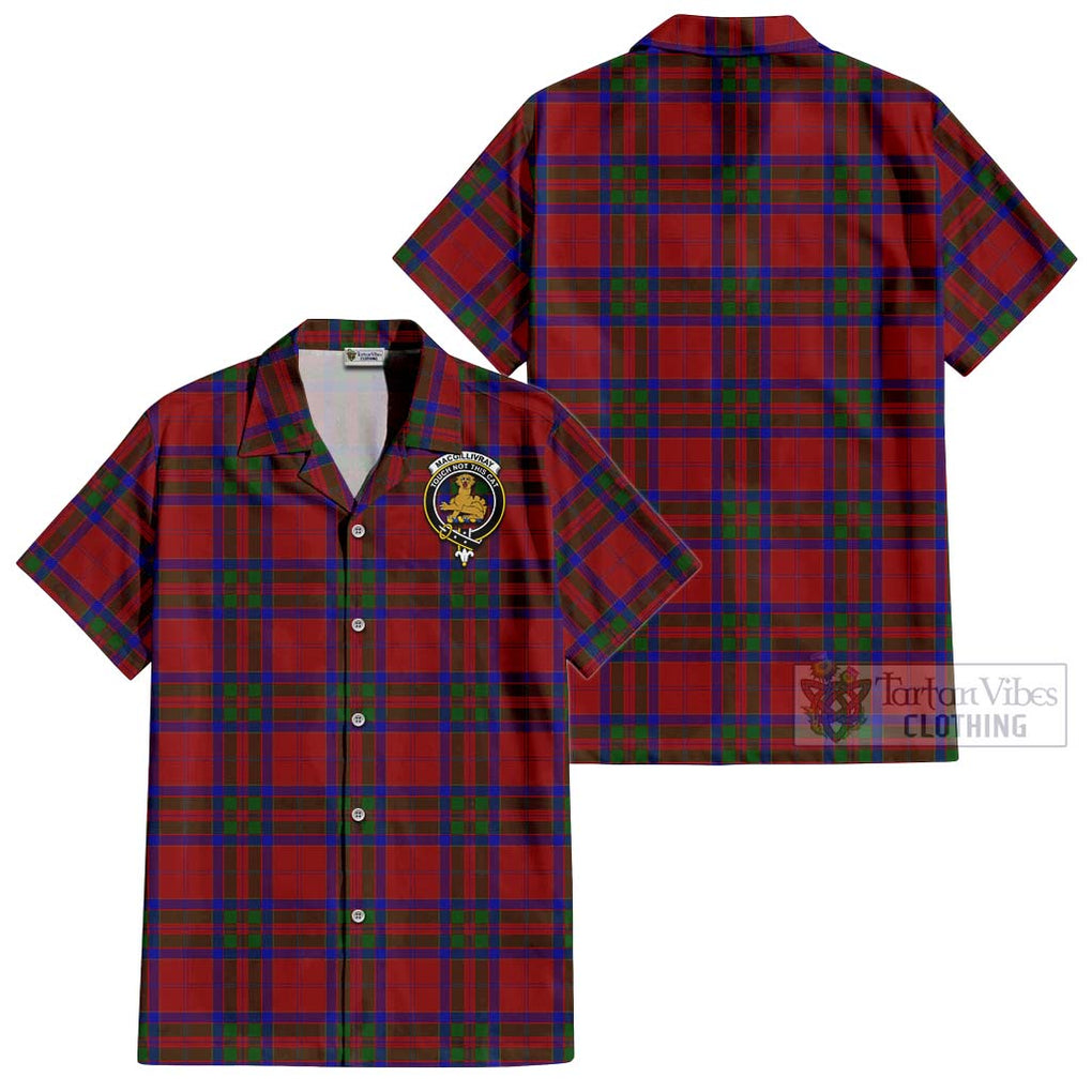 MacGillivray (McGillivray) Tartan Cotton Hawaiian Shirt with Family Crest Kid - Tartan Vibes Clothing