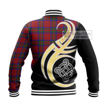 MacGillivray (McGillivray) Tartan Baseball Jacket with Family Crest and Celtic Symbol Style