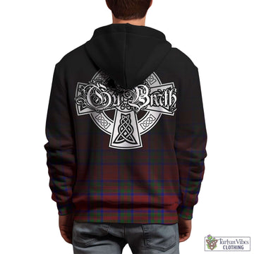 MacGillivray (McGillivray) Tartan Hoodie Featuring Alba Gu Brath Family Crest Celtic Inspired