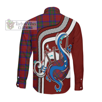 MacGillivray (McGillivray) Tartan Long Sleeve Button Shirt with Epic Bagpipe Style