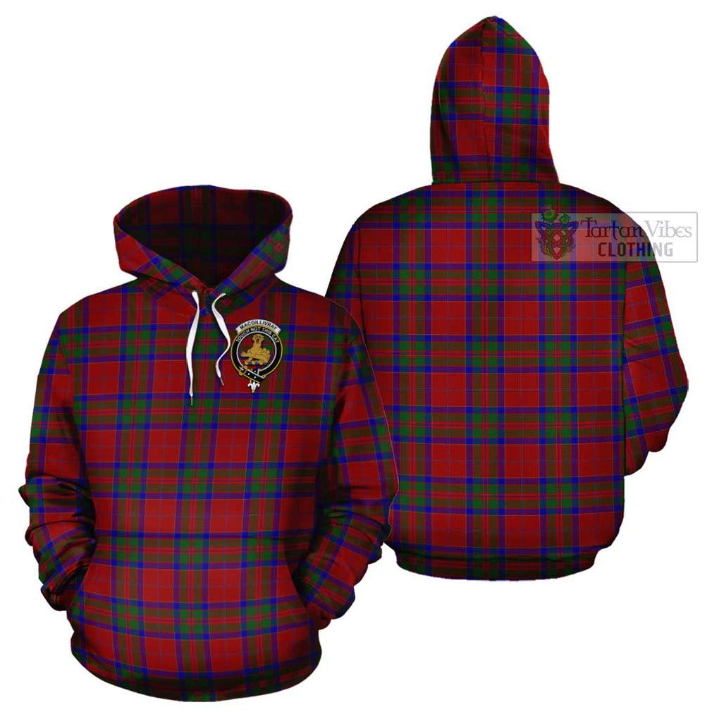 MacGillivray (McGillivray) Tartan Cotton Hoodie with Family Crest Pullover Hoodie - Tartan Vibes Clothing