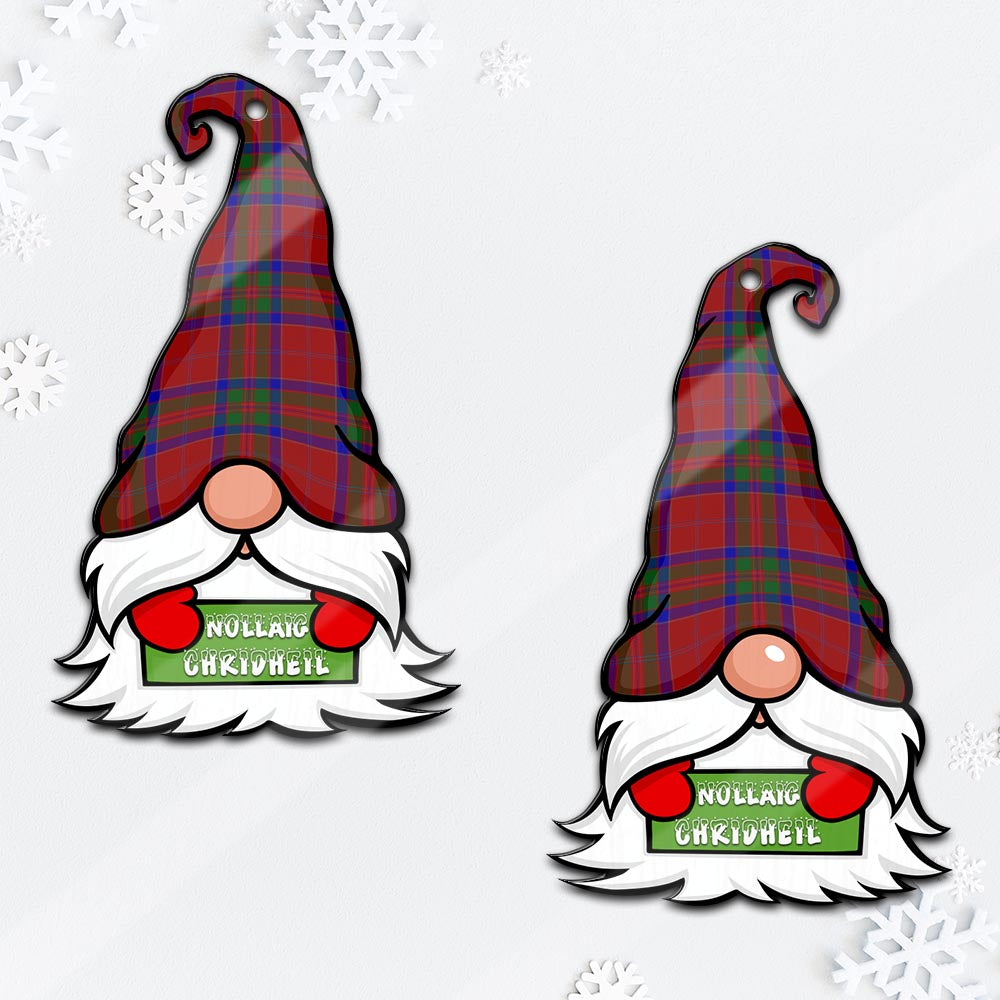 MacGillivray (McGillivray) Gnome Christmas Ornament with His Tartan Christmas Hat - Tartan Vibes Clothing