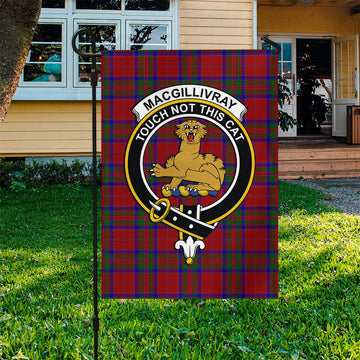 MacGillivray (McGillivray) Tartan Flag with Family Crest