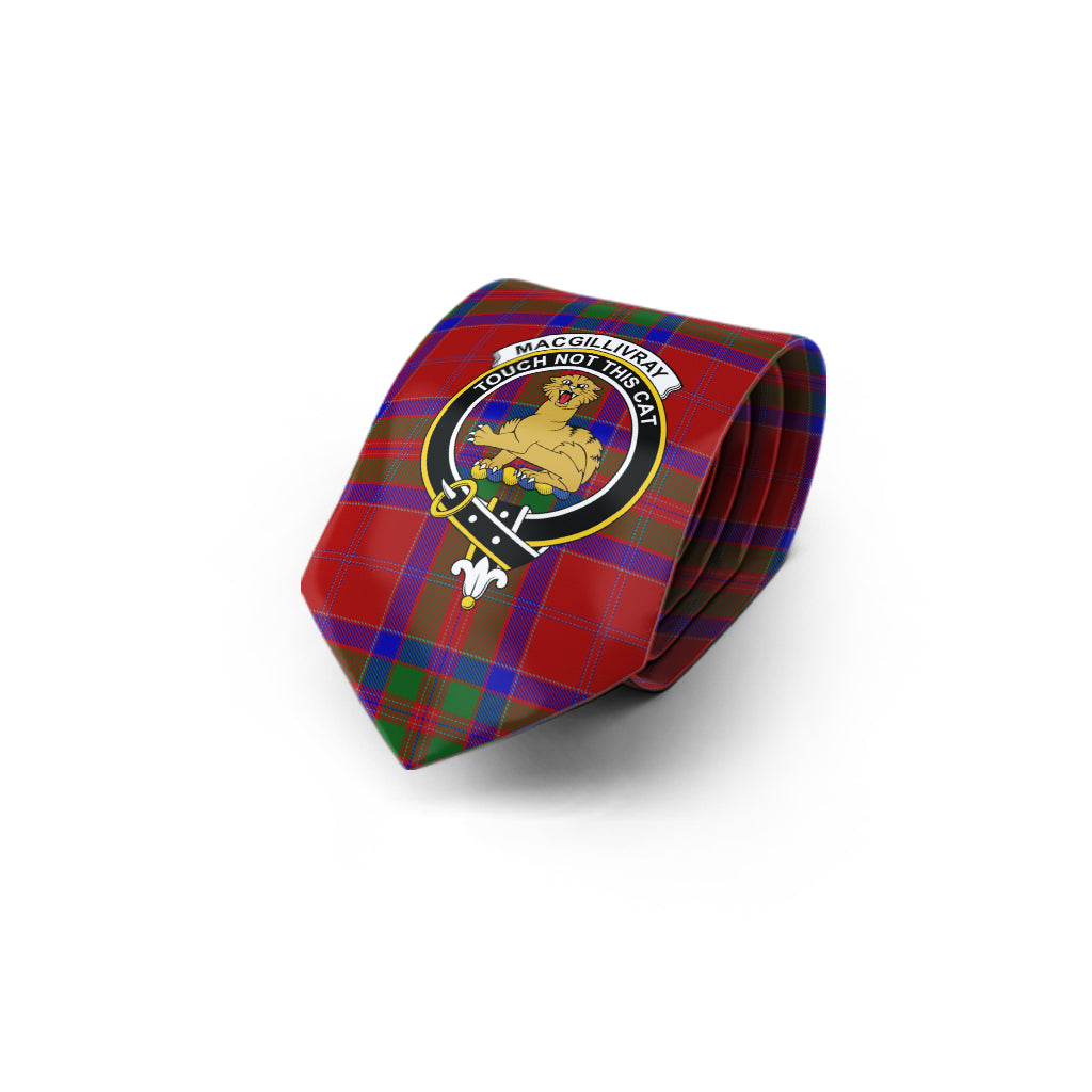 MacGillivray (McGillivray) Tartan Classic Necktie with Family Crest - Tartan Vibes Clothing