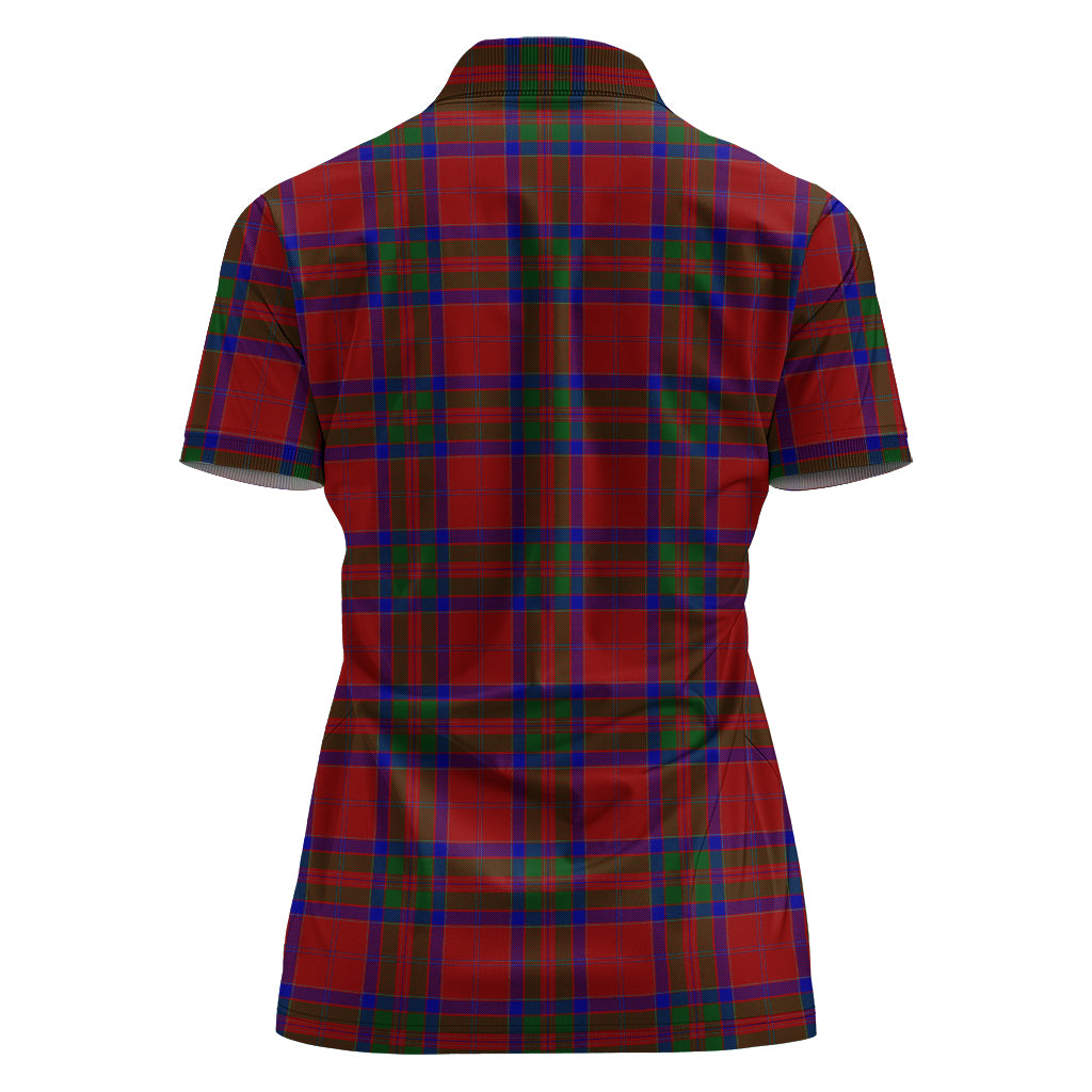 MacGillivray (McGillivray) Tartan Polo Shirt with Family Crest For Women - Tartan Vibes Clothing