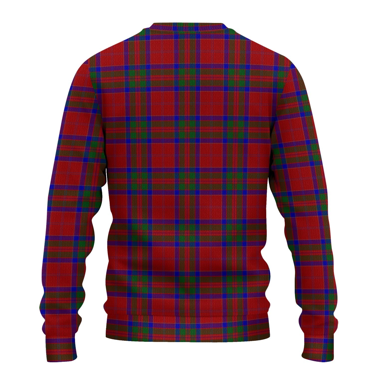 MacGillivray Tartan Knitted Sweater with Family Crest - Tartanvibesclothing