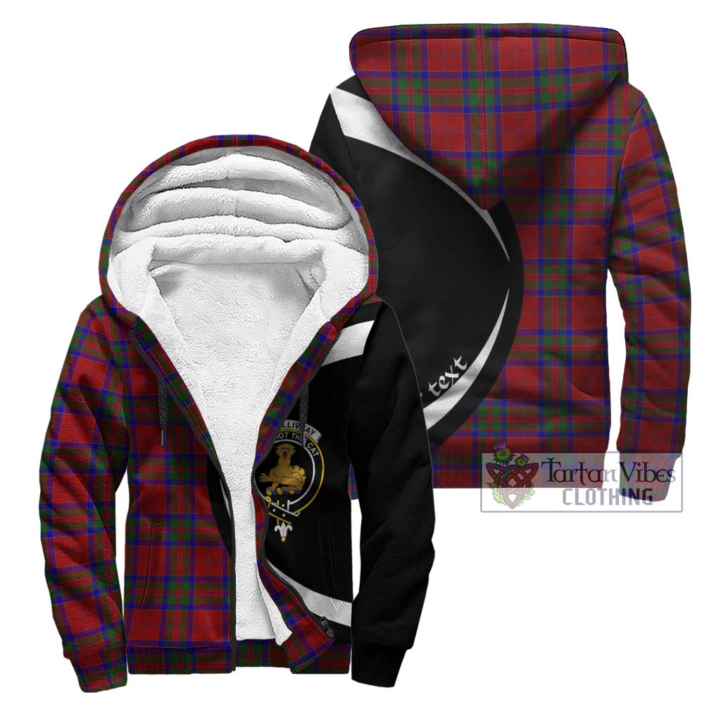 MacGillivray (McGillivray) Tartan Sherpa Hoodie with Family Crest Circle Style Unisex - Tartan Vibes Clothing