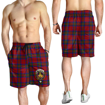 MacGillivray (McGillivray) Tartan Mens Shorts with Family Crest