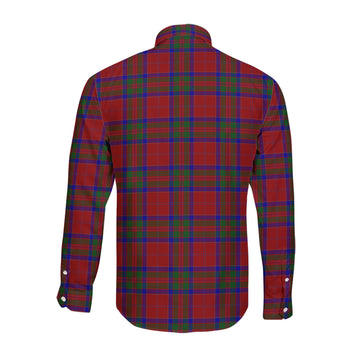 MacGillivray (McGillivray) Tartan Long Sleeve Button Up Shirt with Family Crest - Tartan Vibes Clothing