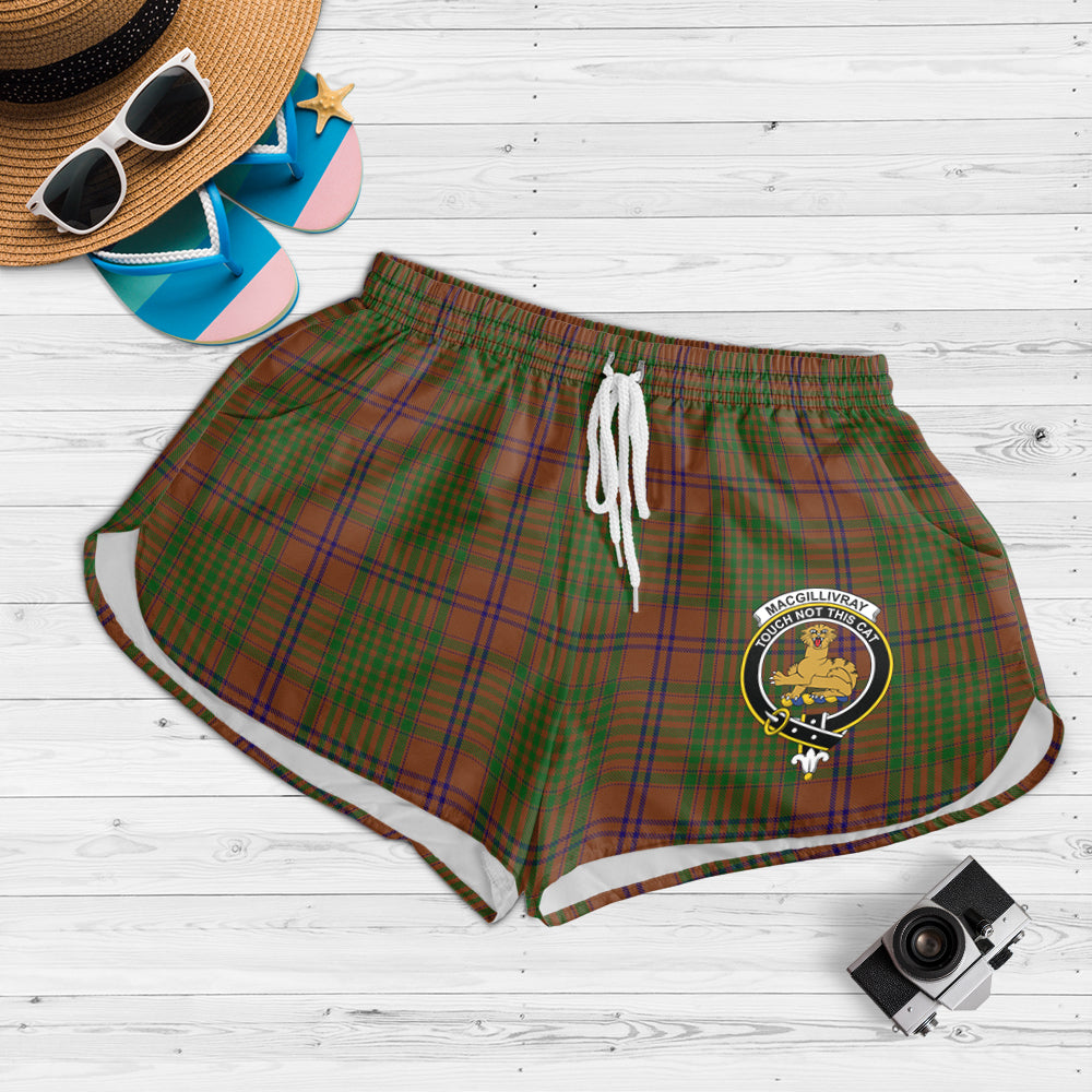 macgillivray-hunting-tartan-womens-shorts-with-family-crest