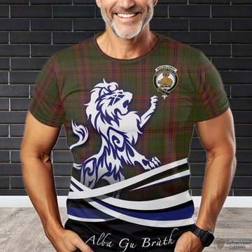 MacGillivray Hunting Tartan T-Shirt with Alba Gu Brath Regal Lion Emblem