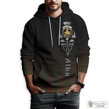 MacGillivray Hunting Tartan Hoodie Featuring Alba Gu Brath Family Crest Celtic Inspired