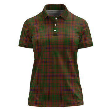 MacGillivray Hunting Tartan Polo Shirt For Women