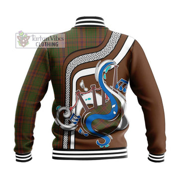 MacGillivray Hunting Tartan Baseball Jacket with Epic Bagpipe Style