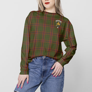 MacGillivray Hunting Tartan Sweatshirt with Family Crest