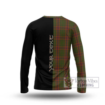 MacGillivray Hunting Tartan Long Sleeve T-Shirt with Family Crest and Half Of Me Style