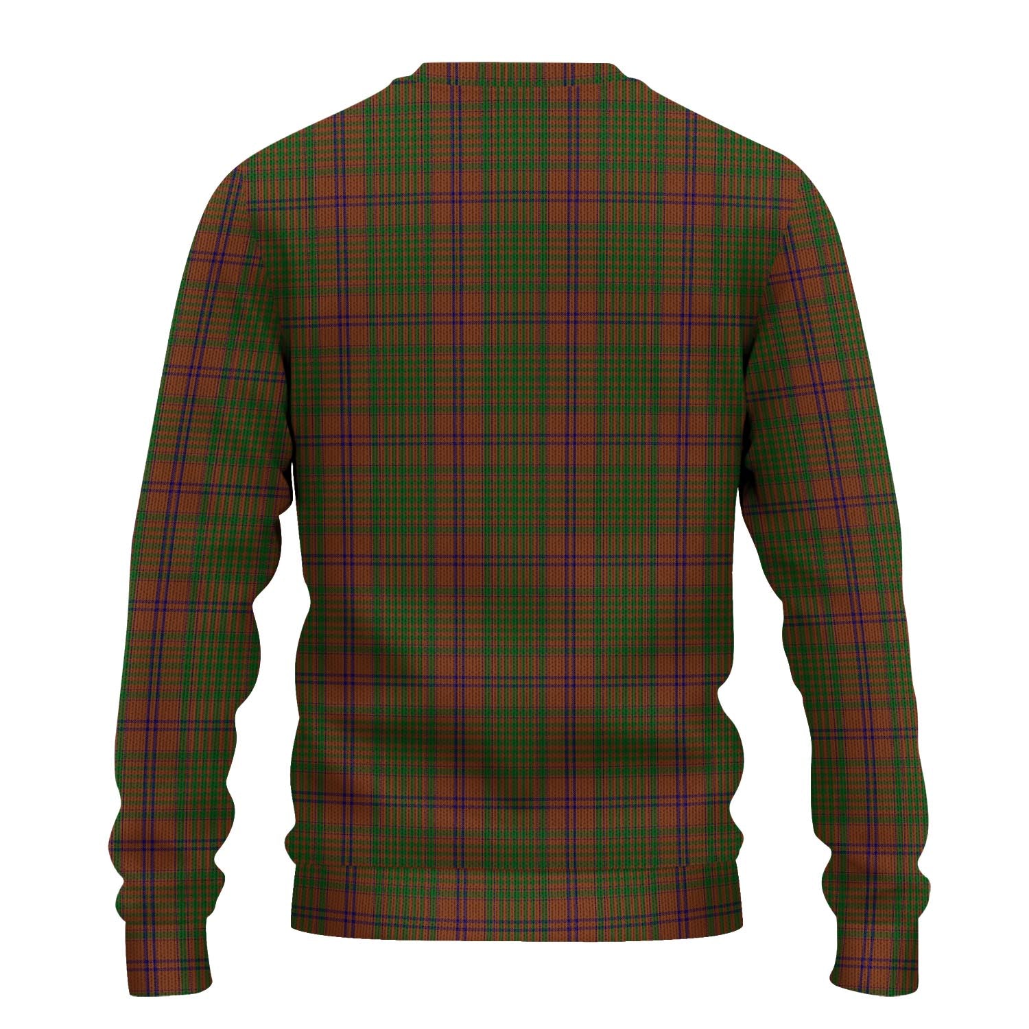 MacGillivray Hunting Tartan Knitted Sweater with Family Crest - Tartanvibesclothing