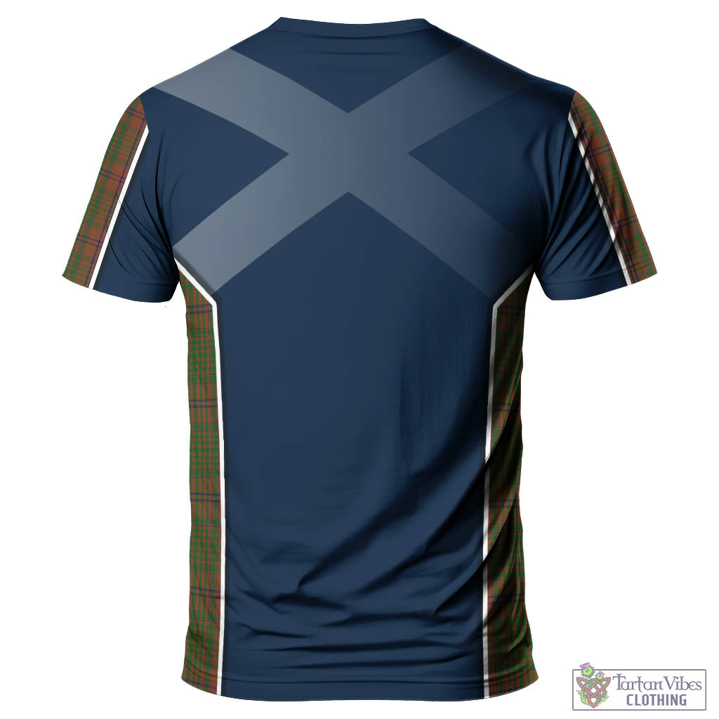 Tartan Vibes Clothing MacGillivray Hunting Tartan T-Shirt with Family Crest and Scottish Thistle Vibes Sport Style