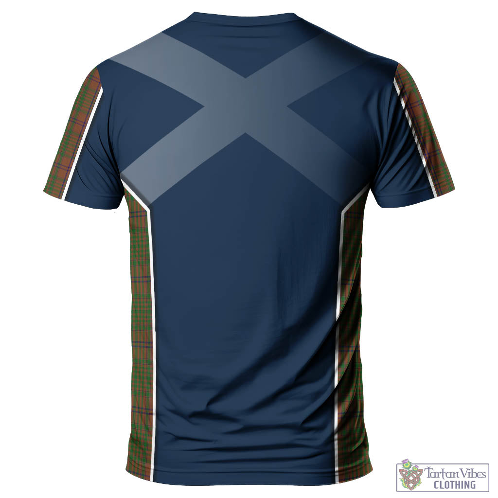 Tartan Vibes Clothing MacGillivray Hunting Tartan T-Shirt with Family Crest and Lion Rampant Vibes Sport Style