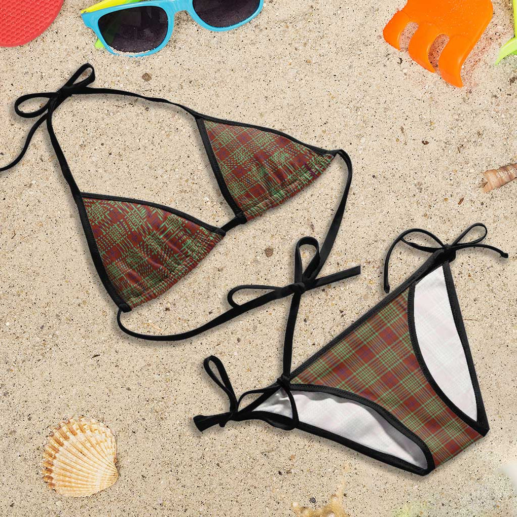 MacGillivray Hunting Ancient Tartan Bikini Swimsuit - Tartan Vibes Clothing