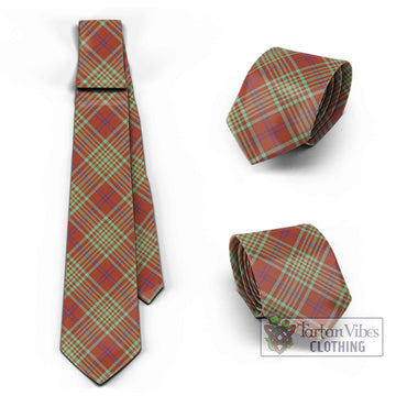 MacGillivray Hunting Ancient Tartan Classic Necktie Cross Style