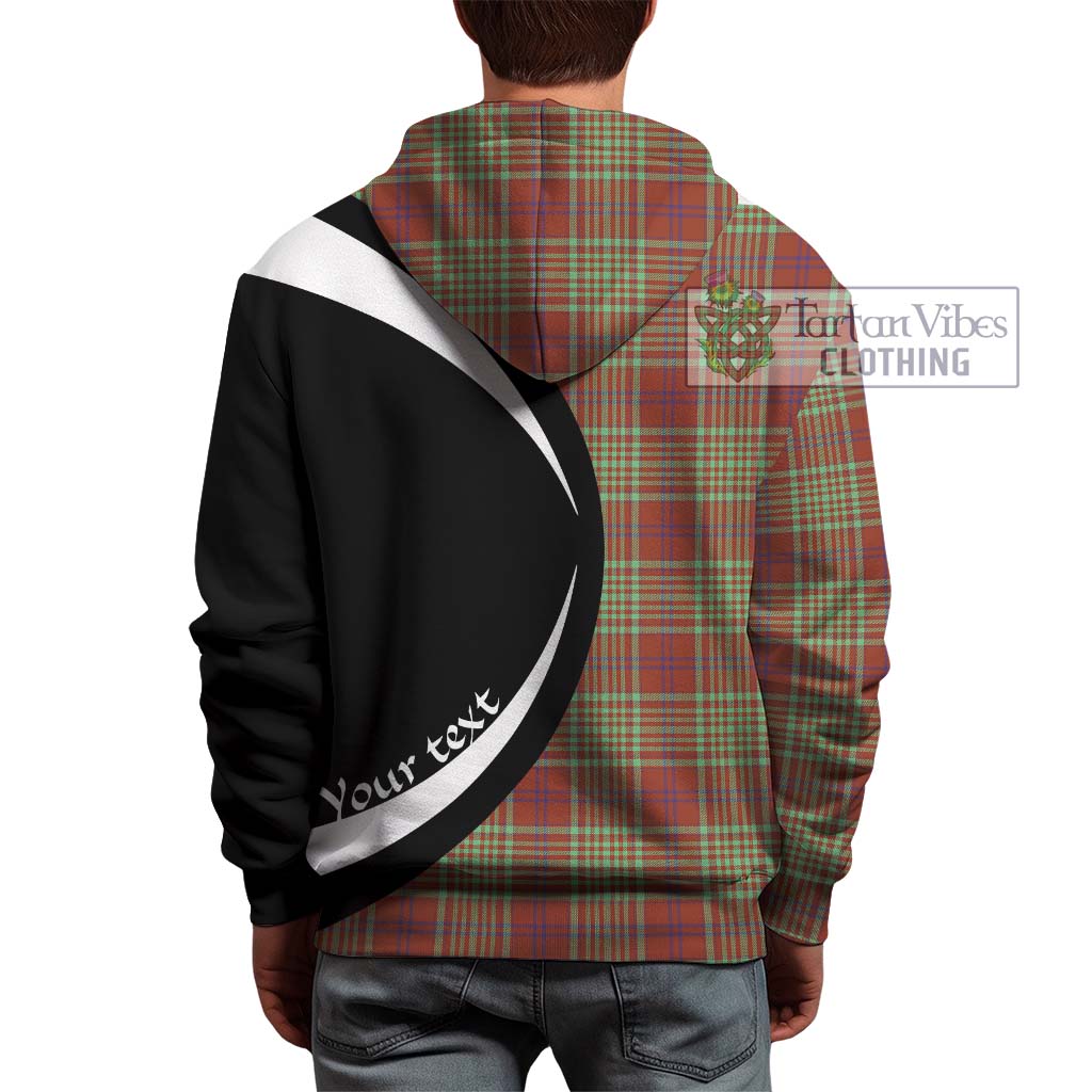 Tartan Vibes Clothing MacGillivray Hunting Ancient Tartan Hoodie with Family Crest Circle Style