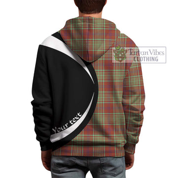 MacGillivray Hunting Ancient Tartan Hoodie with Family Crest Circle Style