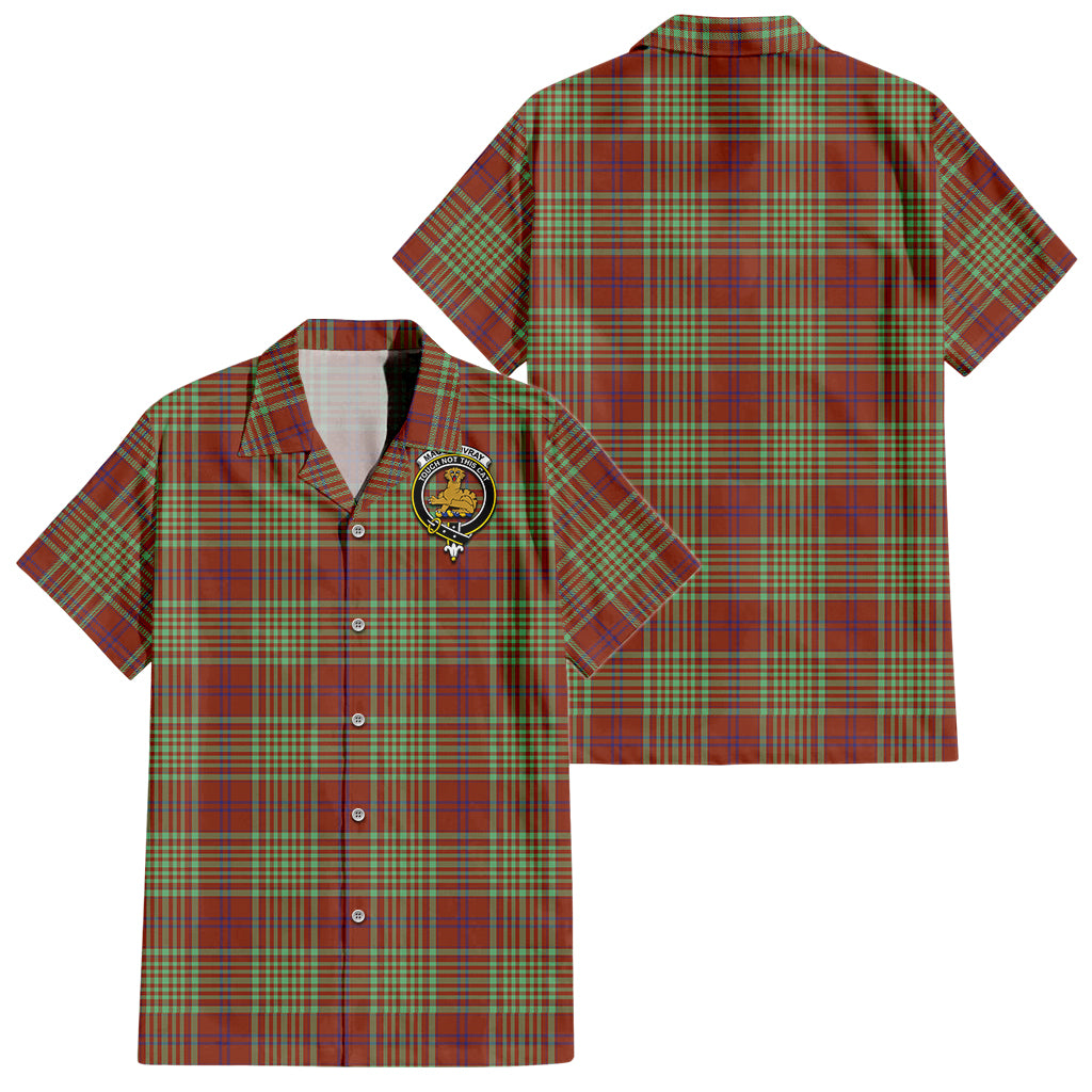 macgillivray-hunting-ancient-tartan-short-sleeve-button-down-shirt-with-family-crest