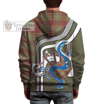 MacGillivray Hunting Ancient Tartan Hoodie with Epic Bagpipe Style