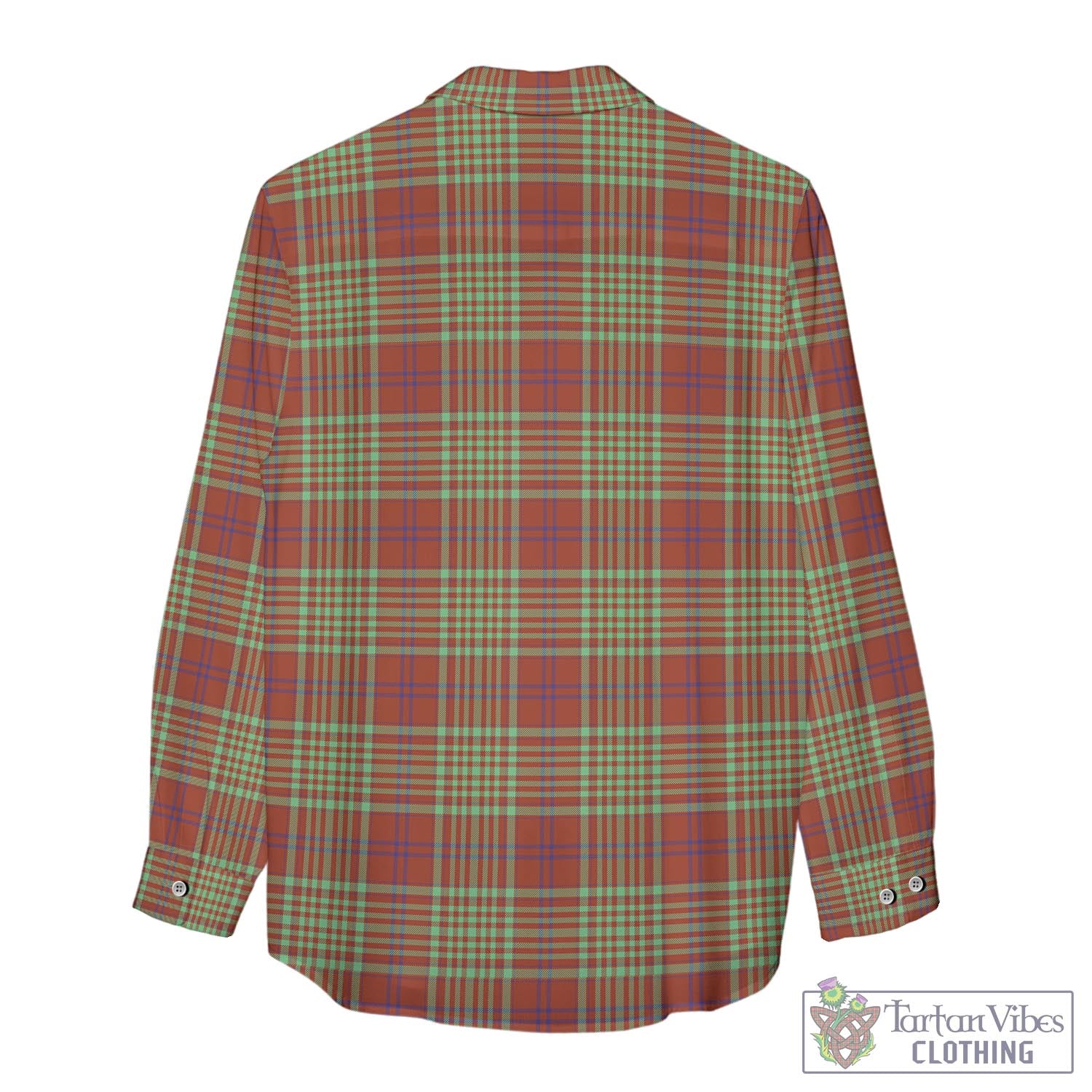 Tartan Vibes Clothing MacGillivray Hunting Ancient Tartan Womens Casual Shirt with Family Crest