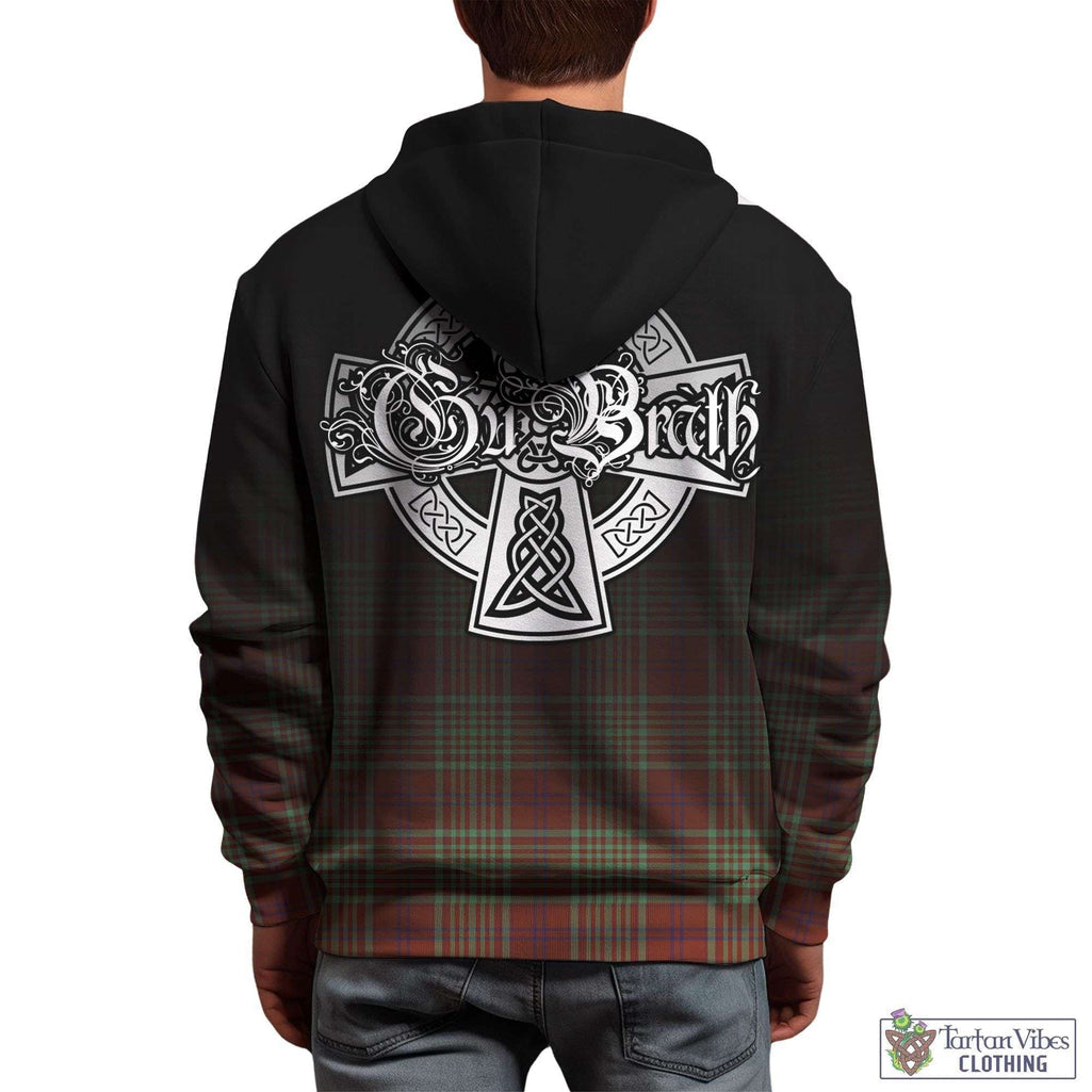 Tartan Vibes Clothing MacGillivray Hunting Ancient Tartan Hoodie Featuring Alba Gu Brath Family Crest Celtic Inspired