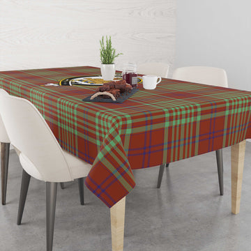 MacGillivray Hunting Ancient Tartan Tablecloth with Family Crest